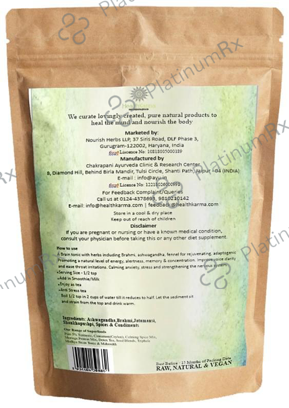 Health Karma Medhya Brahmi Ashwagandha-Brain Tonic