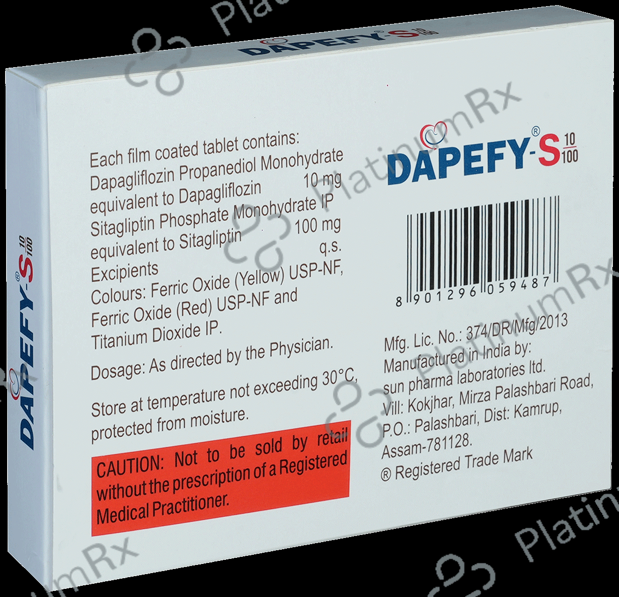 Dapefy S 10/100mg Tablet 15s
