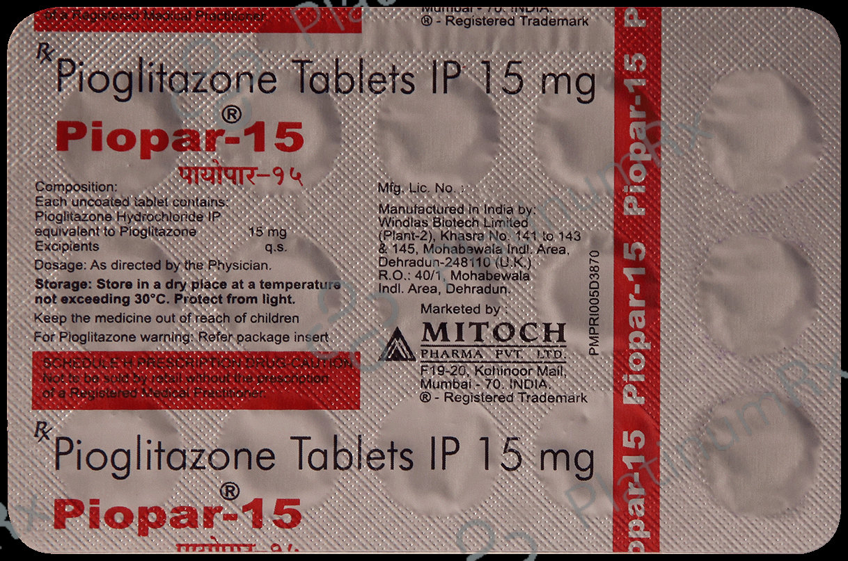 Piopar 15 Tablet 15 Tablet