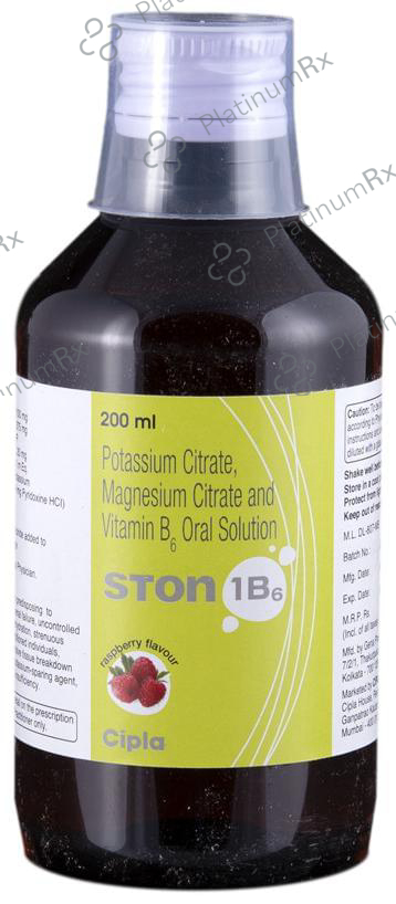 Ston 1B6 Oral Solution Raspberry 200ml