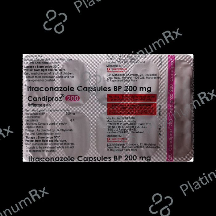 Candipraz 200mg Capsule 10 Capsule
