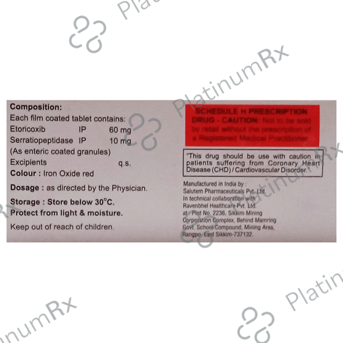 Xircox SP 60/10mg Tablet 10s