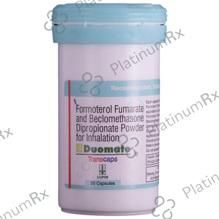 Duomate 200/6mcg Transcaps 30s
