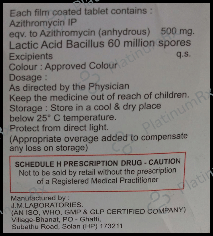 Azigift 500 Tablet