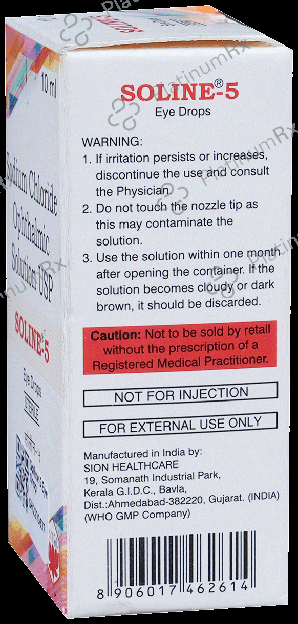 Soline 5% Eye Drop 10ml