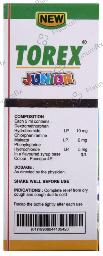 Torex Junior Syrup