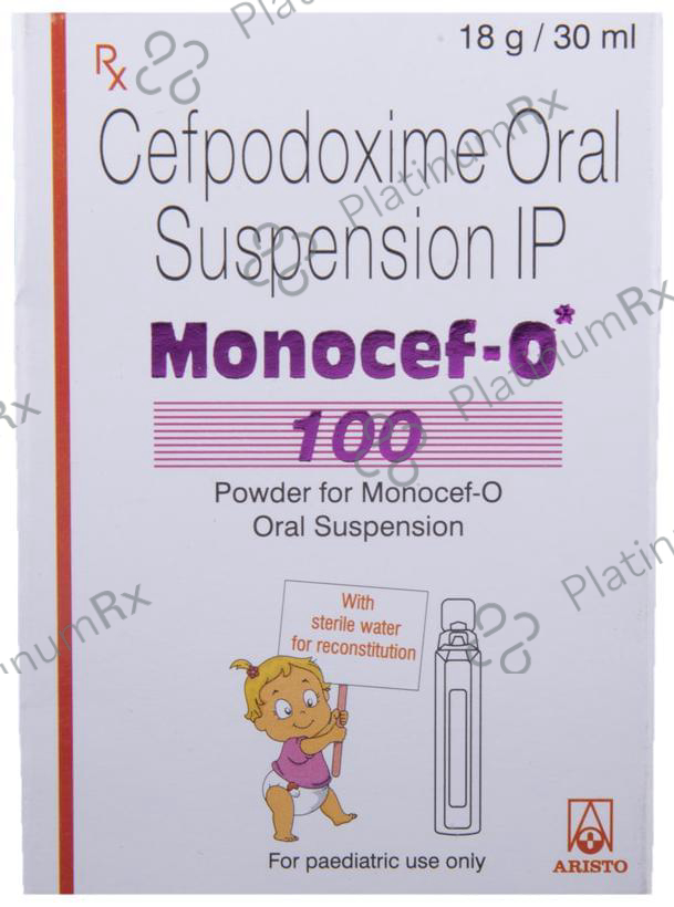 Monocef-O 100 Powder for Oral Suspension