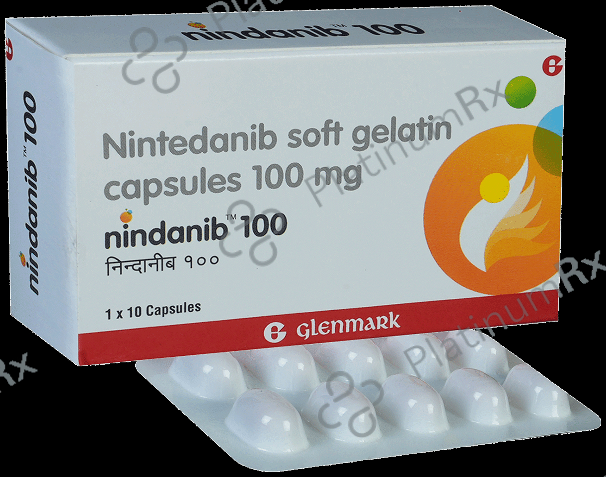 Nindanib 100mg Capsule 10s