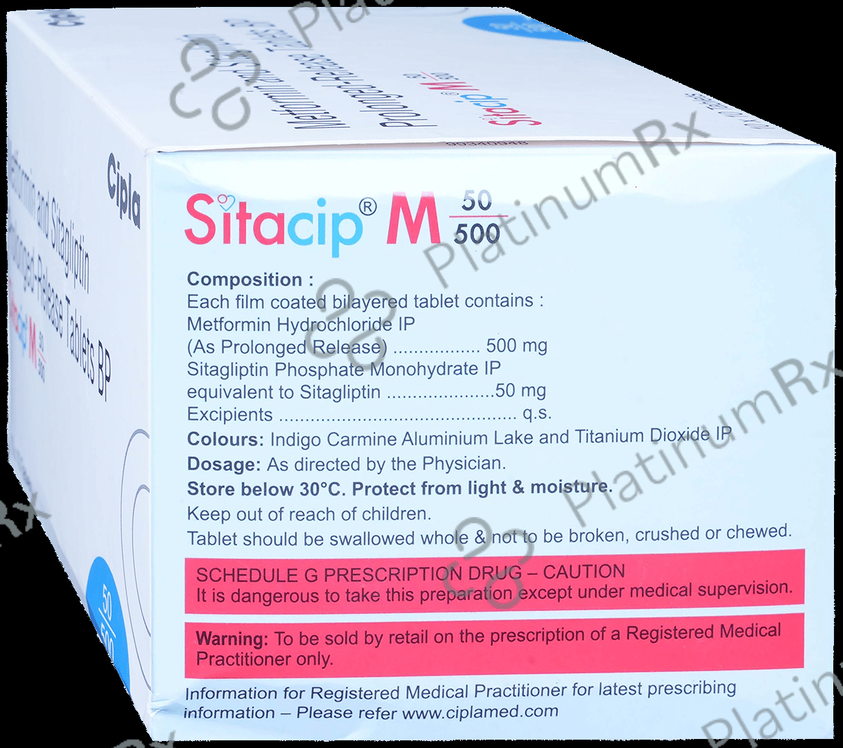 Sitacip M 50/500mg Tablet ER 10s