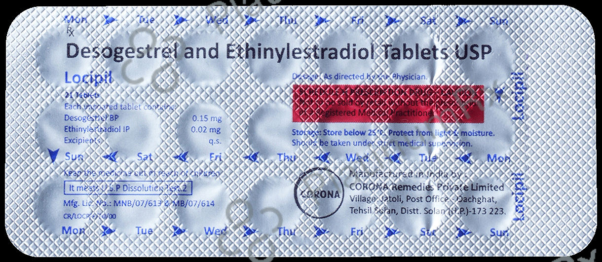 Locipil 0.15/0.02mg Tablet 21s