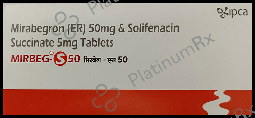 Mirbeg S 50/5mg Tablet ER 10s