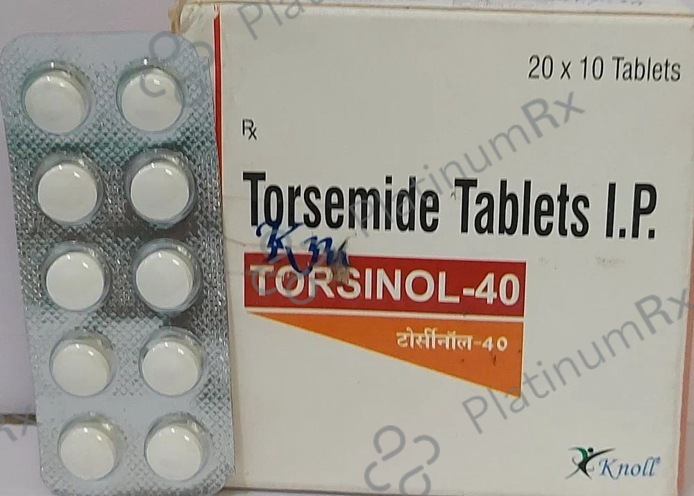 Torsinol 40mg Tab 10s