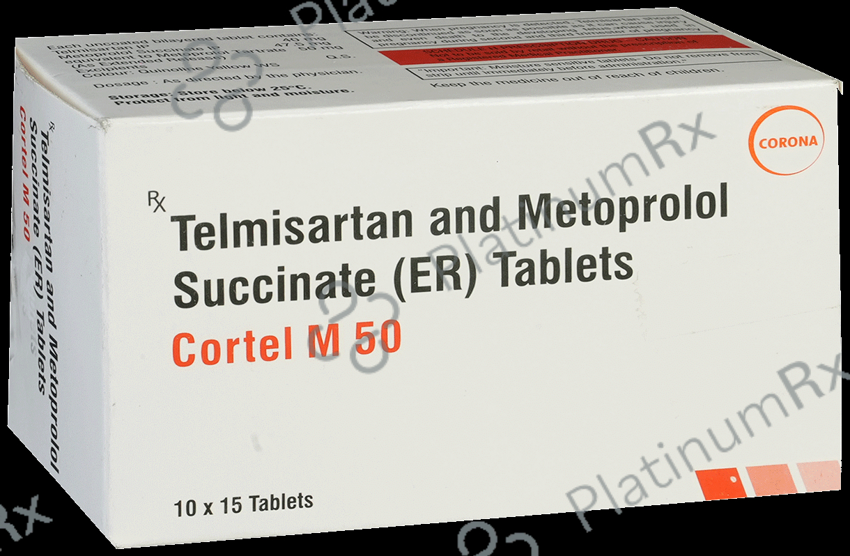 Cortel M 47.5/40mg Tablet ER 15s