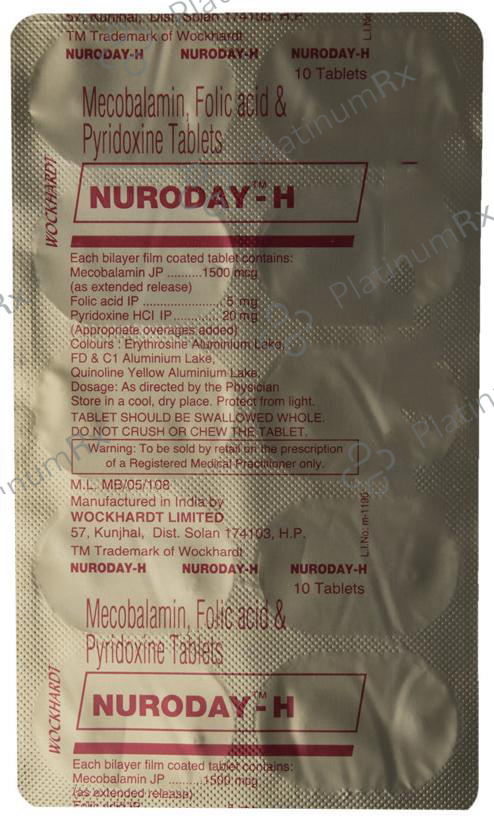 Nuroday H Tablet 10s