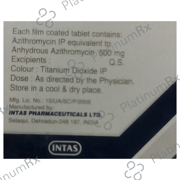 Zeethrom 500mg Tablet 3s