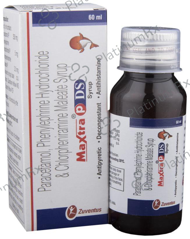 Maxtra P DS 2/250/5mg Syrup 60ml