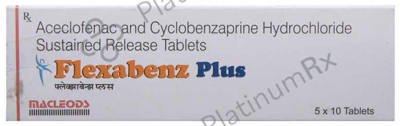 Flexabenz Plus 200/15mg Tablet SR 10s