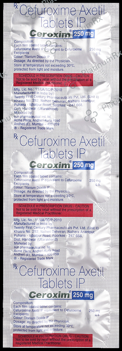 Ceroxim 250mg Tablet 10s