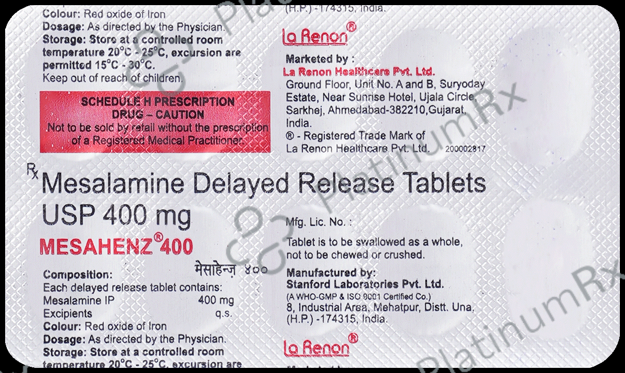 Mesahenz 400 Tablet DR
