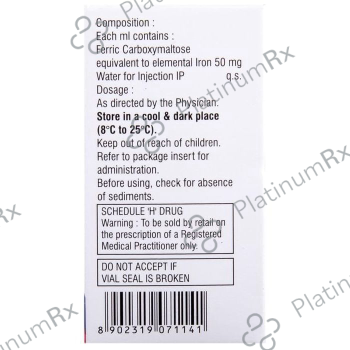 Ferium 50mg Injection 20ml
