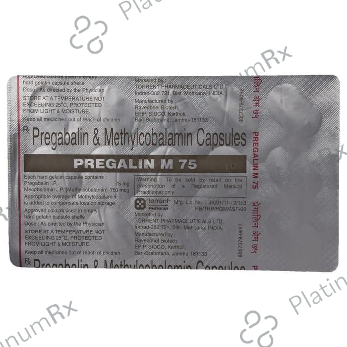 Pregalin M 75 Capsule 15 capsules