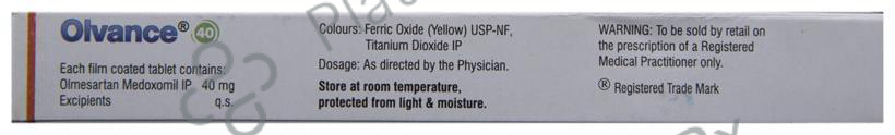 Olvance 40mg Tablet 10s