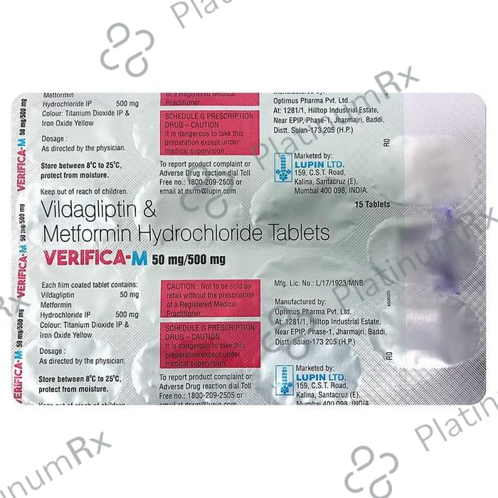 Verifica M 500/50mg Tablet 15s