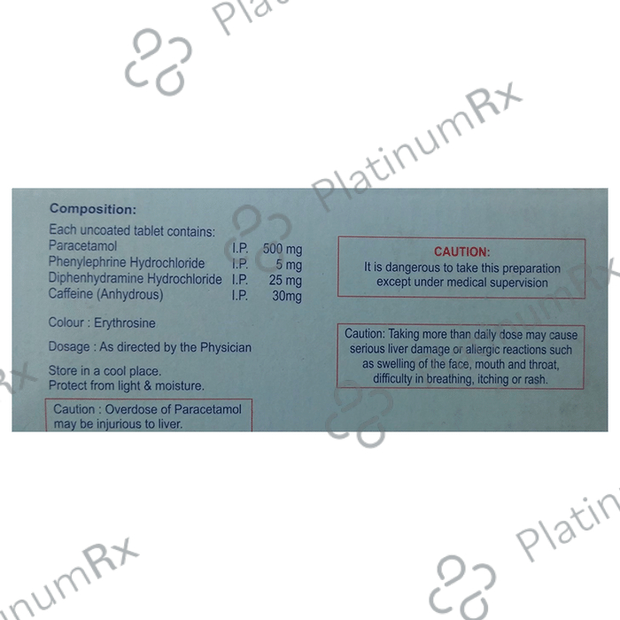 Sudin Cold Tablet 10s