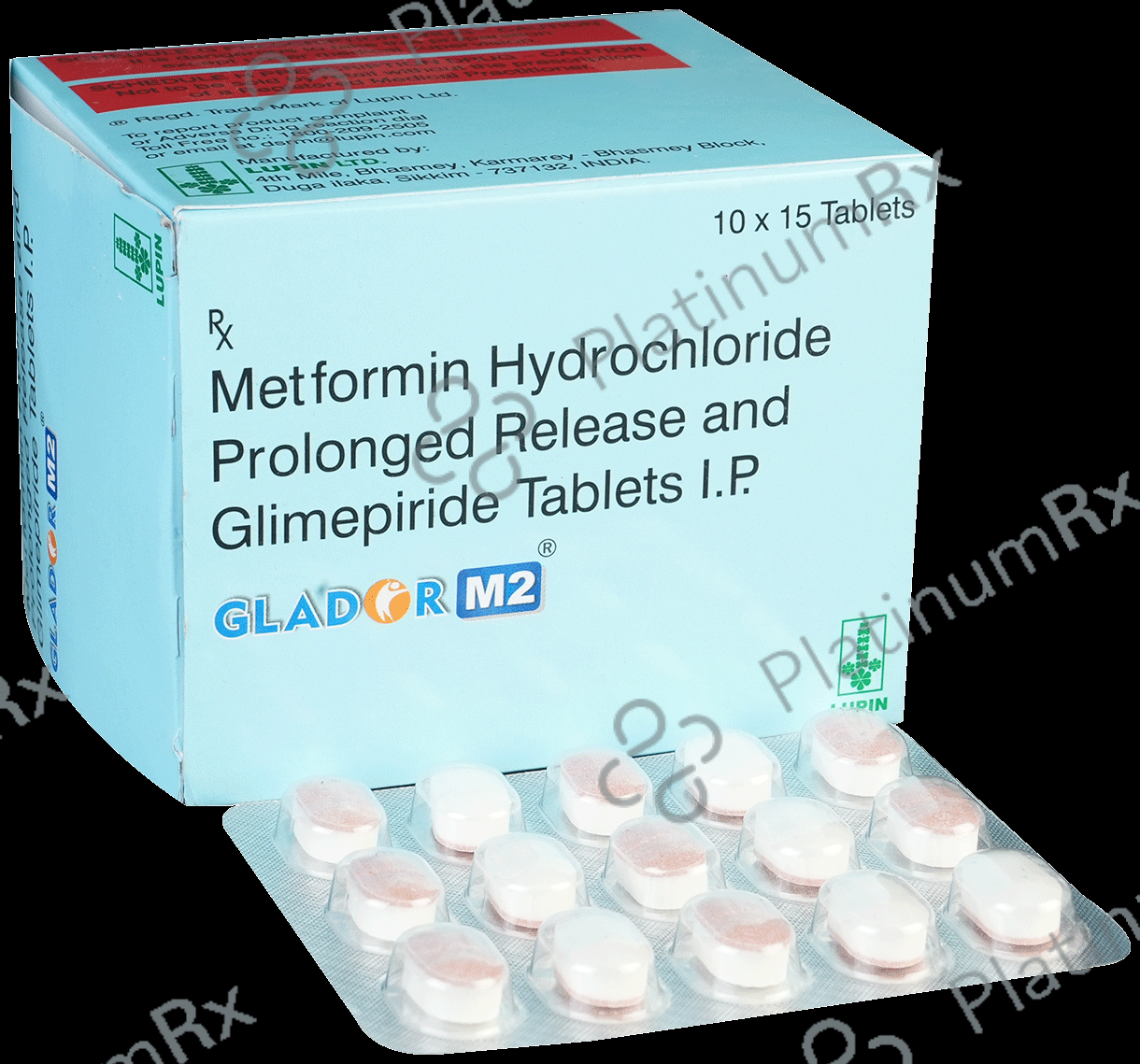 Glador M2 2/500mg Tablet PR 15s