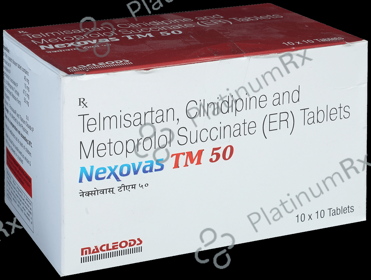 Nexovas TM 10/50/40mg Tablet ER 10s