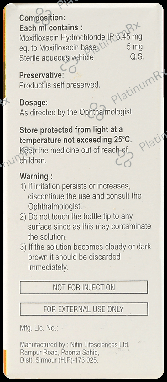 Moxoft 0.5% Eye Drop 5ml