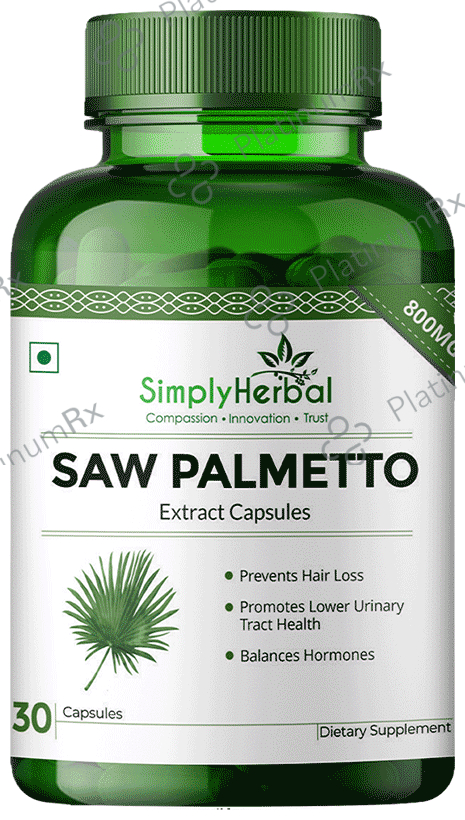 Simply Herbal Saw Palmetto Extract Capsule