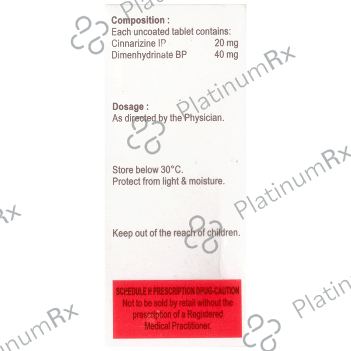 Vertizac 20/40mg Tablet 15s