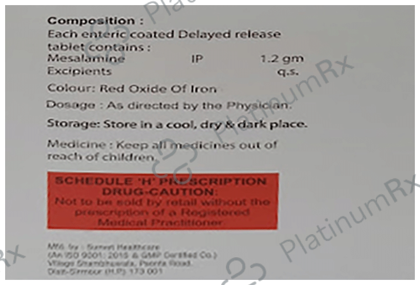 Mesalenz 1.2g Tablet DR