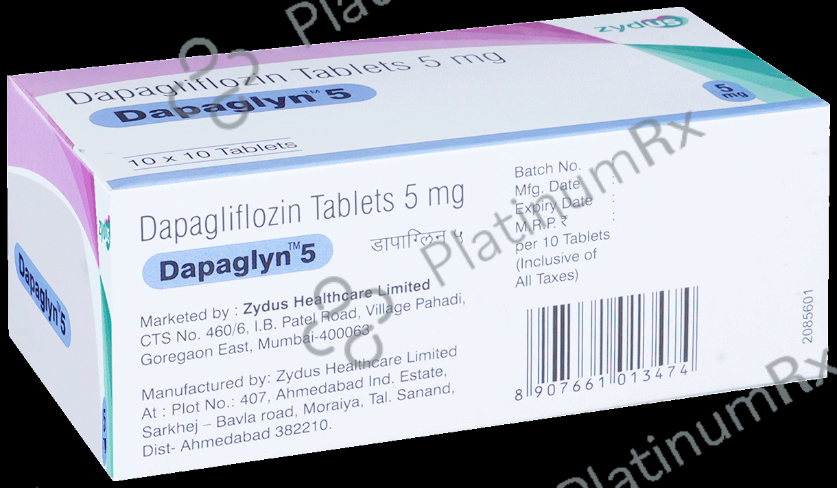 Dapaglyn 5mg Tablet 10s