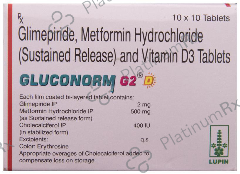 Gluconorm G2 D Tablet SR