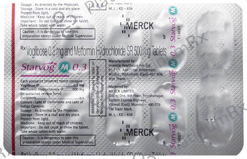 Starvog M SR 500/0.3mg Tablet 10s
