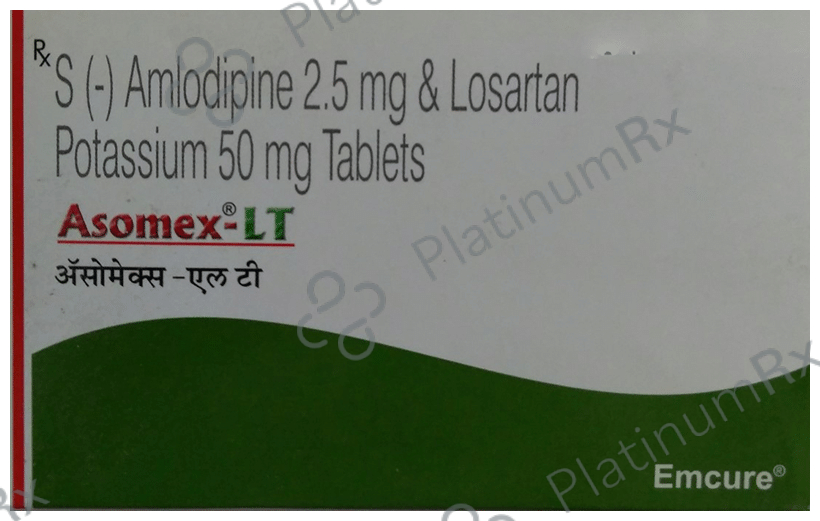 Asomex LT 2.5/50mg Tablet 15s
