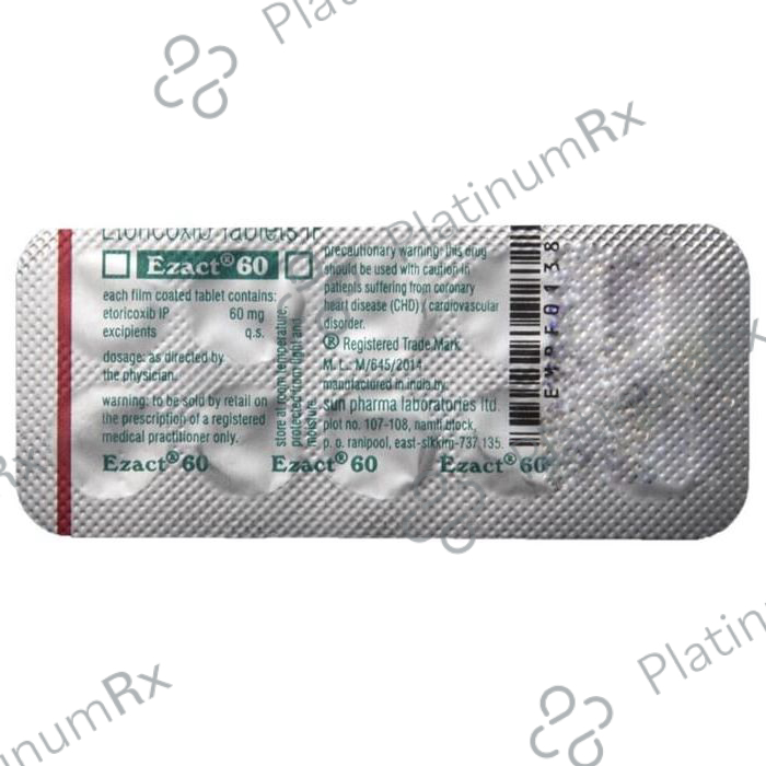 Ezact 60mg Tablet 10s