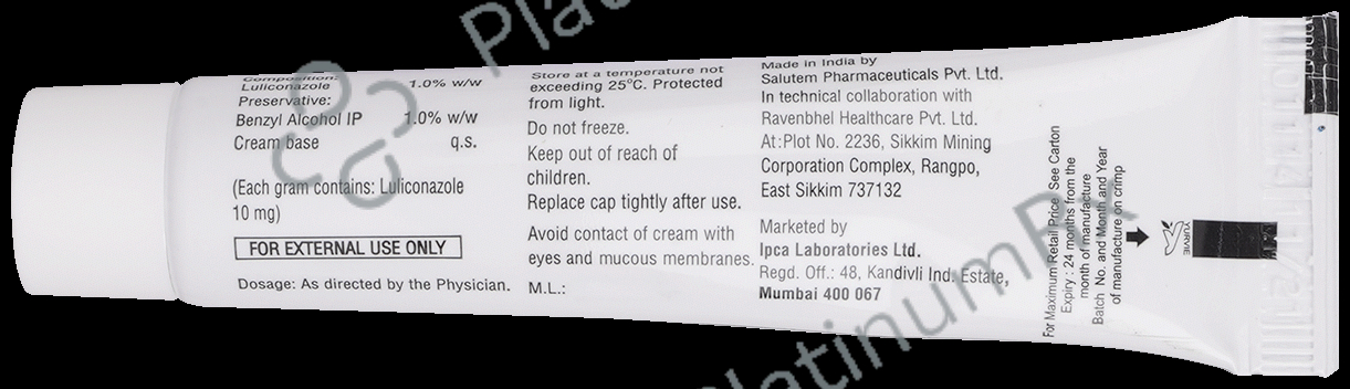 Luliz 1% Cream 15 Cream