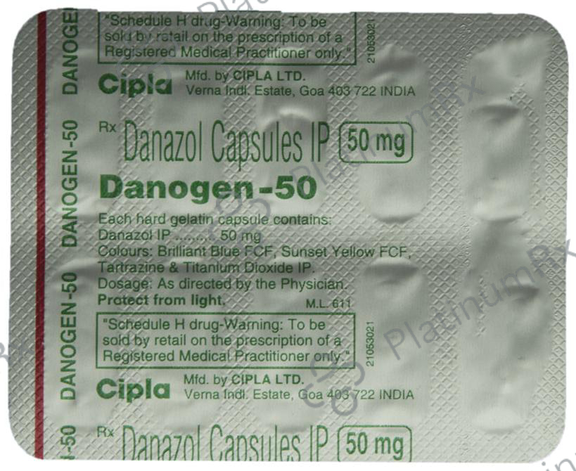 Danogen 50mg Capsule 10s