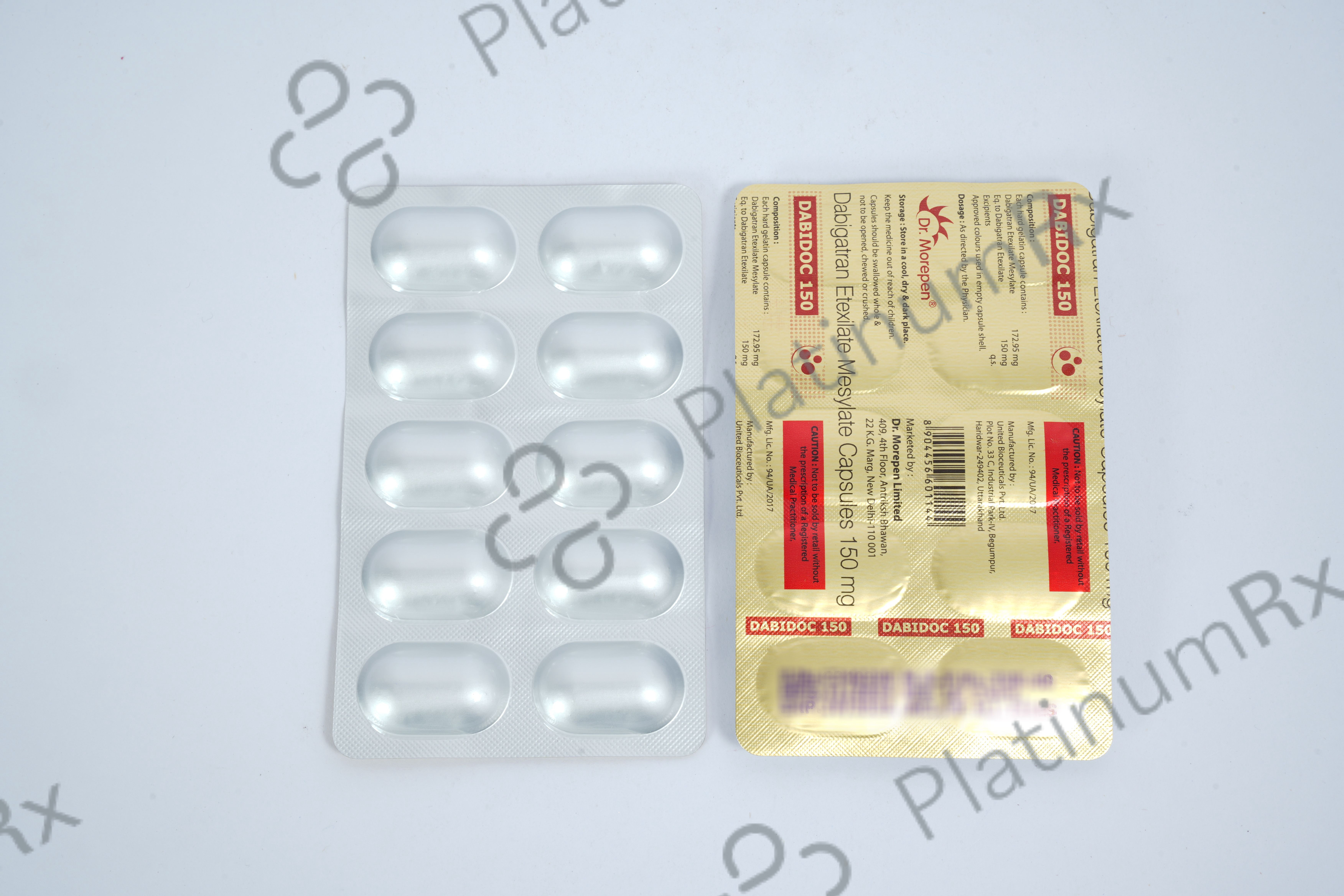 Dabidoc 150mg Capsule 10s