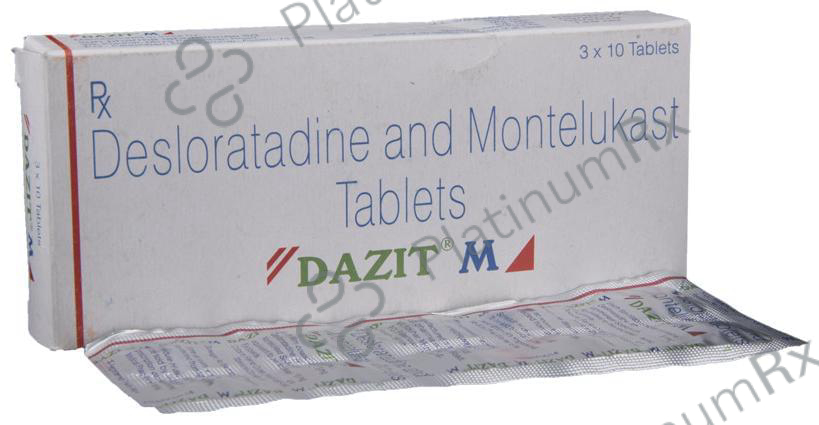 Dazit M 5/10mg Tablet 10s