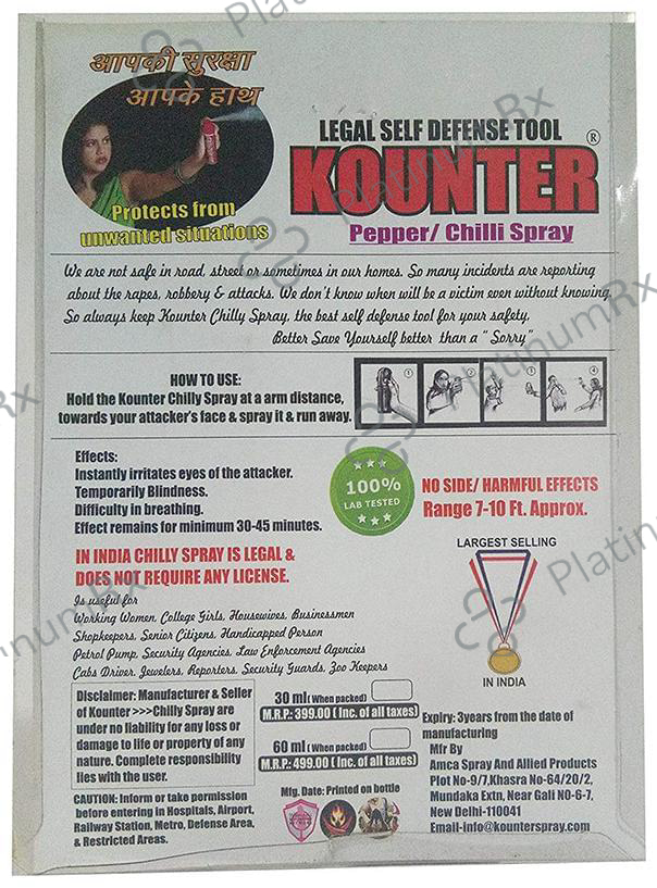 Kounter Pepper/Chilli Spray