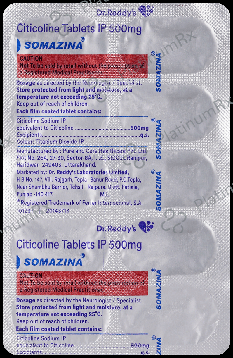 Somazina 500mg Tablet 10 tablets