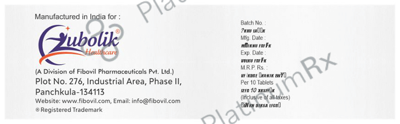 Zubogesic Sublingual tablet