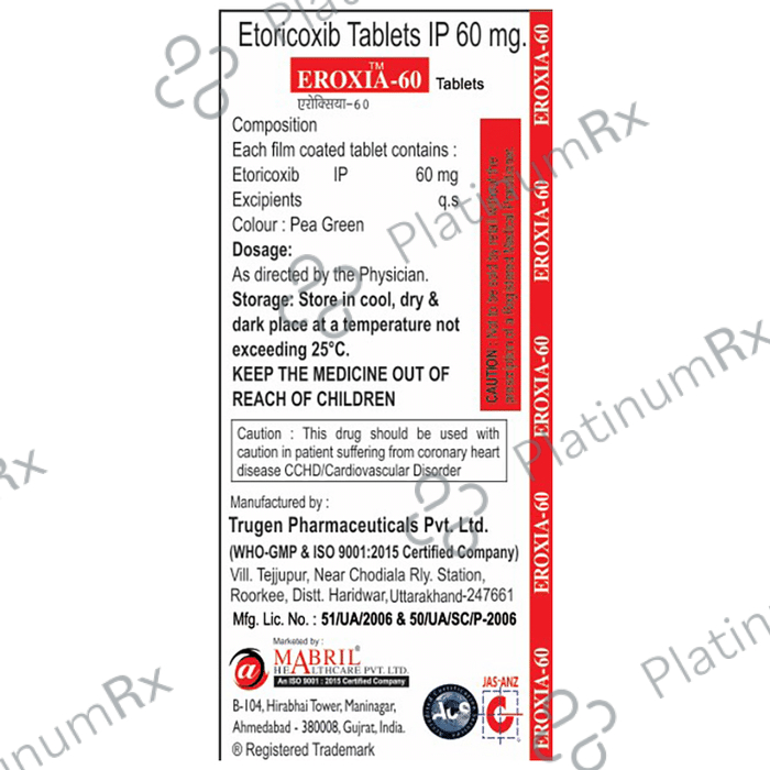 Eroxia 60 Tablet