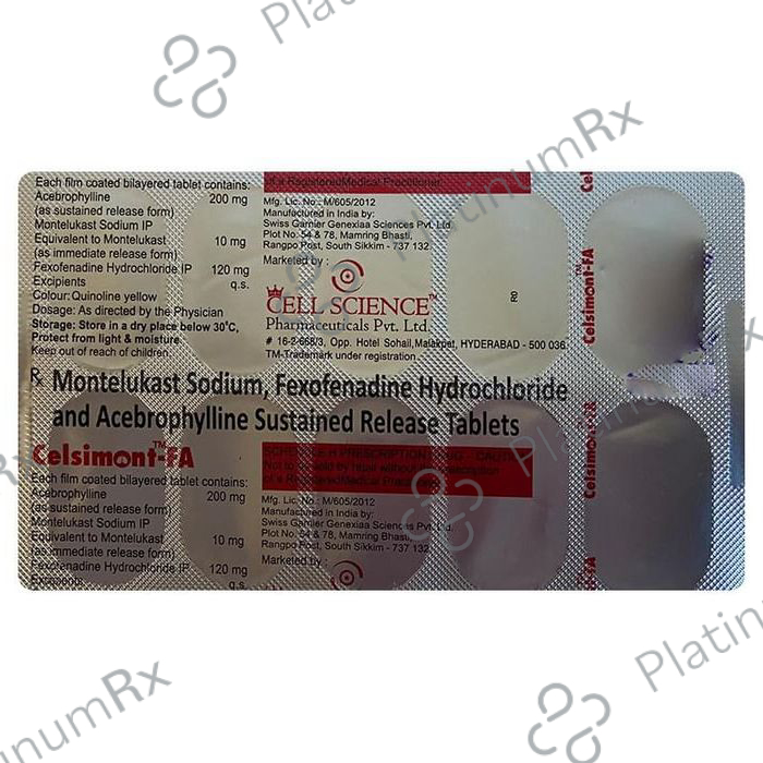 Celsimont-FA Tablet SR