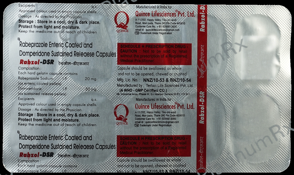 Rabzol-DSR 30mg/20mg Capsule
