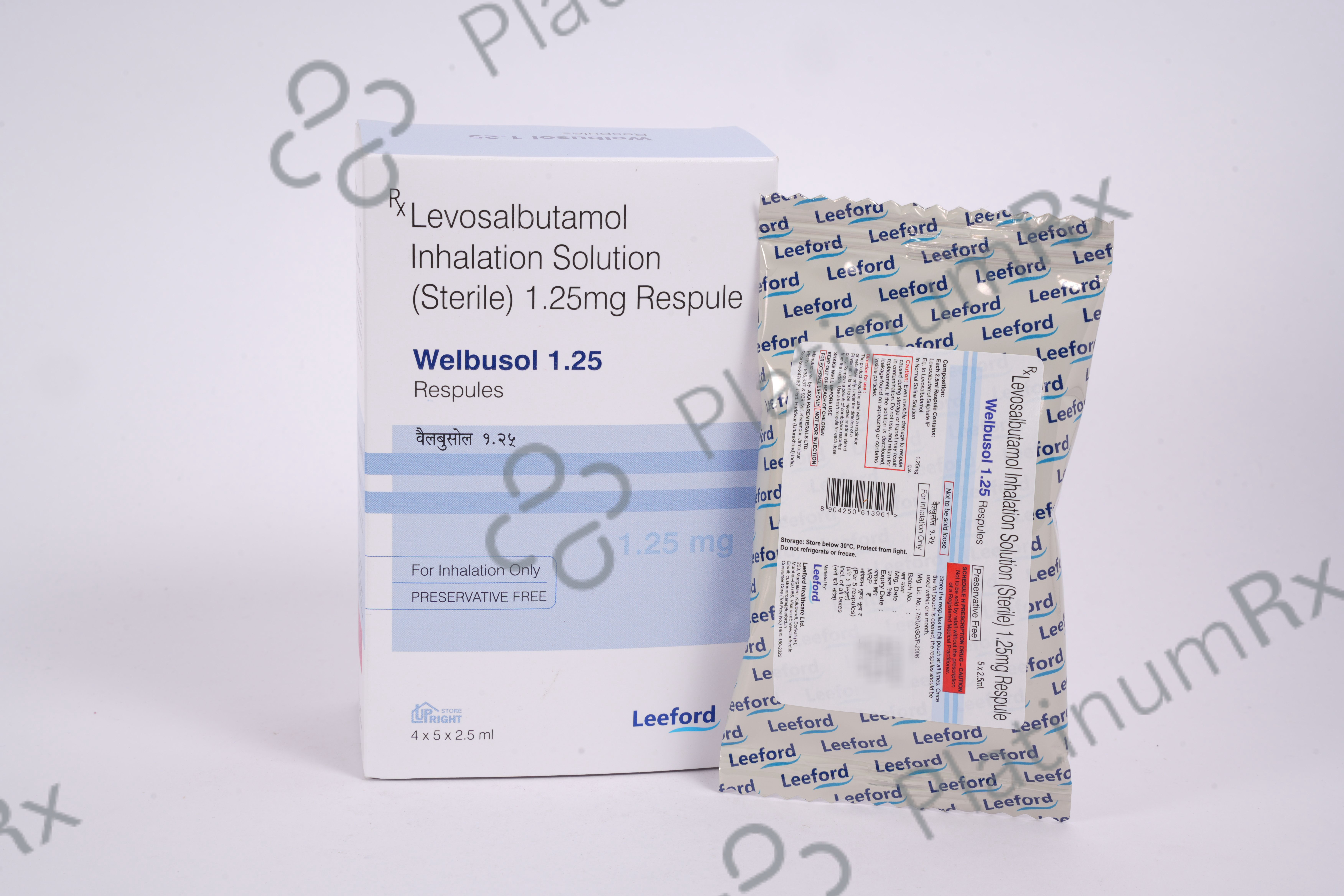 Welbusol 1.25mg Respules 5s